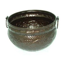 Dark Bronze Garden Planter Pot
