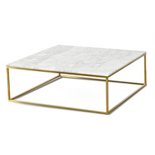 Large Marble Top Coffee Table