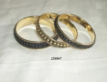 Brass with mosaic Bangles