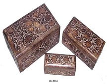 Designer Wooden Boxes, Style : HT-9334