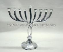 Metal Hanukkah Candle Holders