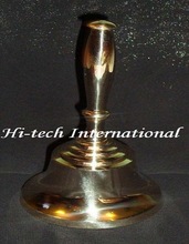 Metal Polished Brass Hand Bell, Style : HT-3148