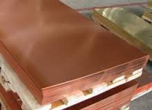 Plate Bronze Copper Sheets, for Heat Exchangers