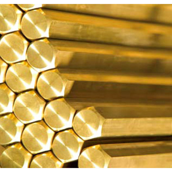Finish Brass Hexagonal Bar, for Industrial, Grade : Pure Copper