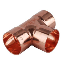 Polished Surface Durable Copper Tee, Shape : Equal