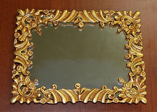 BAZOOKA ANTIQUE RECTANGULAR MIRROR FRAME