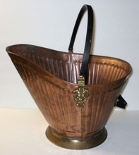 Copper Coal Basket