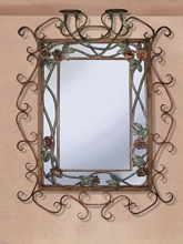 BAZOOKA metal mirror frame
