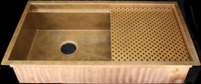 Rectangular Shaped Copper Sink