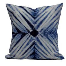 Square had dyed handmade shibori cushion, for Car, Chair, Decorative, Seat, Style : Plain
