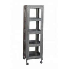 industial Metal open Book shelf