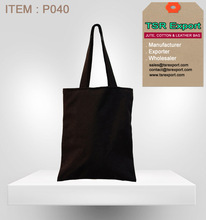 Cotton red Shopping Bag