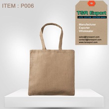 TSR Grocery jute shopping Bag, Style : Handled