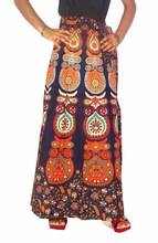 Cotton Printed Wrap Aroumd Skirt