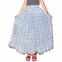 Block Print Long skirt