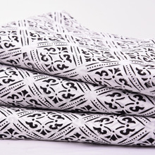 Hand block print white cotton meters, Certification : ISO