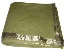 olive green blanket