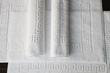100% Cotton terry bath mat, for Door, Floor, Outdoor, Technics : Woven