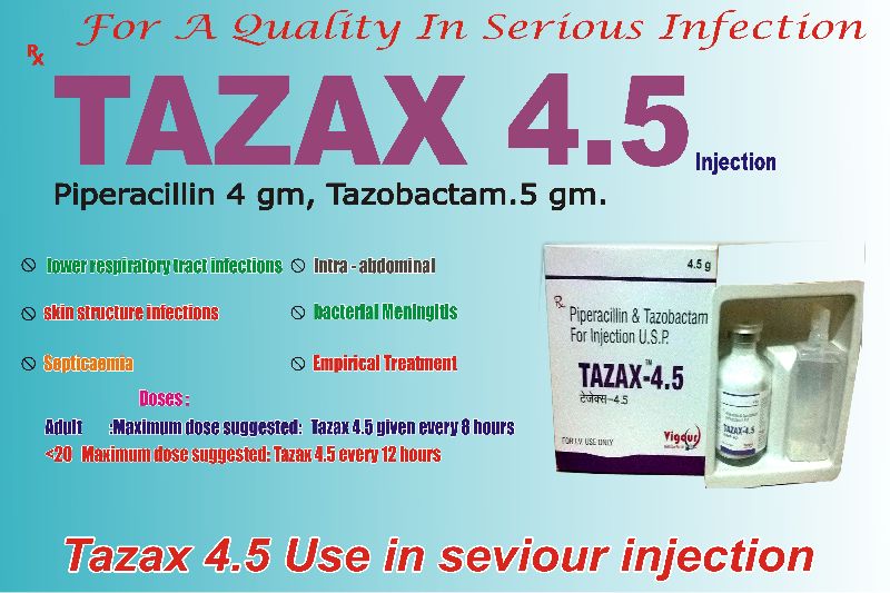 TAZAX 4.5 gm injection
