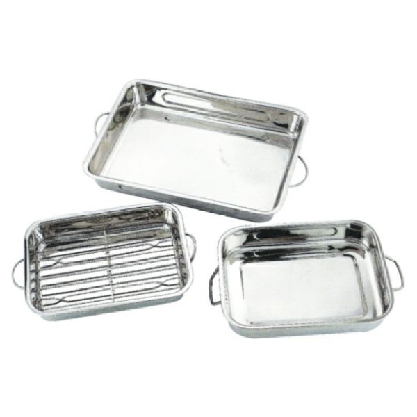 HERITAGE Metal Stainless Steel Baking Tray, Feature : Eco-Friendly