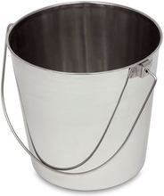 Stainless Steel Buckets, Size : 19.5X14CM