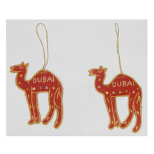High Quality Fabric Handmade Christmas Camel Ornaments