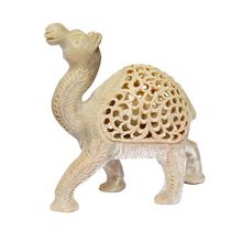 HG Soapstone Camel Carving Statue