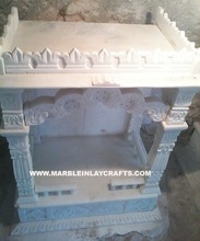 HG Stone White Makrana Marble Temple, for WORKSHIP HOME DECORATION