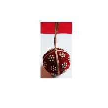 Zari Embroidery Christmas Hanging Ball