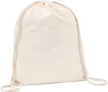 Polestar Plain Cotton Promotional Drawstring shopping Bag, Style : Rope Handle