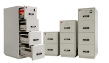 Fire Proof Four Drawer Filling Cabinet, for Long term Storage, Size : 1598*551*824