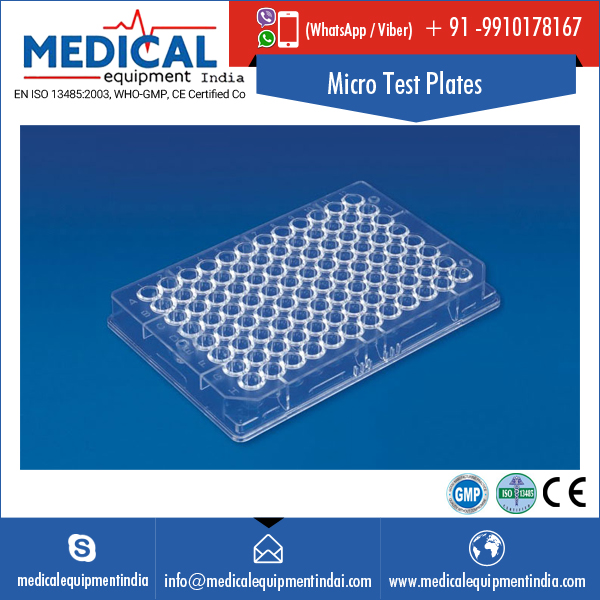 Non-toxic Polystyrene Micro Test Plates