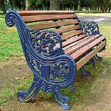 Metal Iron Benches, Size : 1800 mm X 750 mm X 750 mm