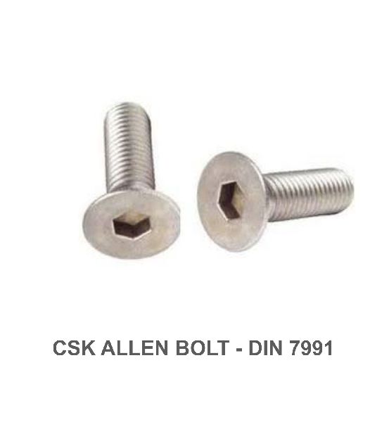 Stainless Steel 316Allen CSK Screws