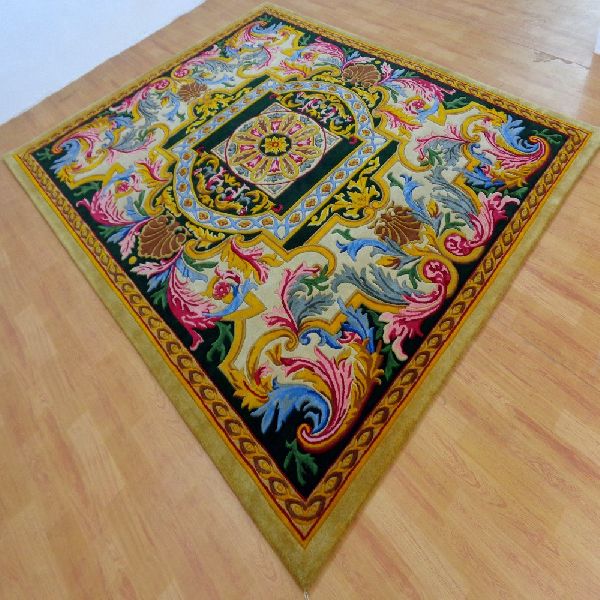 Hand Tufted Classic Rug, for Bedroom, Commercial, Decorative, Home, Hotel, Prayer, Pattern : Cut Pile