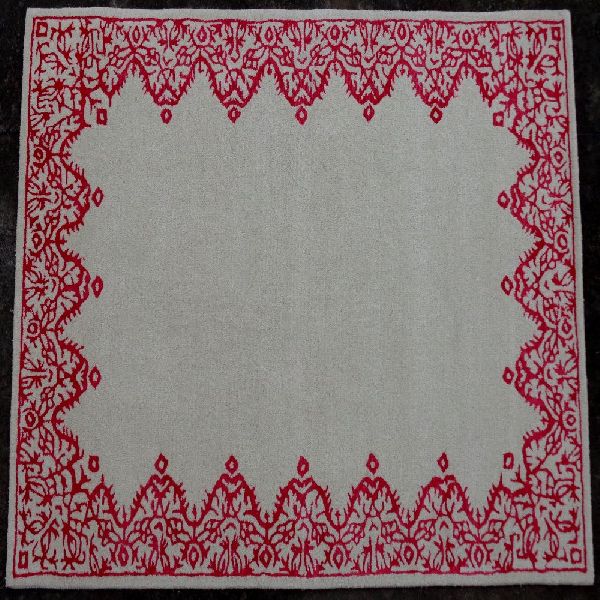 Mehrab Cut Pile Indian silk rug, Model Number : HLC-M-001
