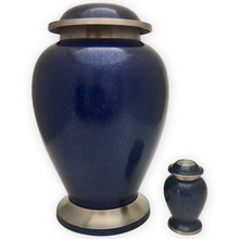 Blue Bloom Cremation Urn
