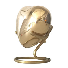 Brass Heart Keepsake Urn, for Baby, Style : American Style