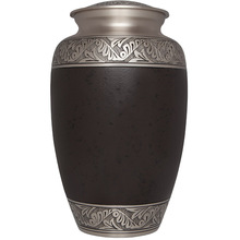 MHC Metal Brown Burial Cremation Urn, for Adult, Style : American Style