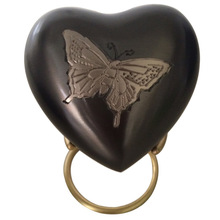 Butterfly Heart Keepsake Urn, for Baby, Style : American Style