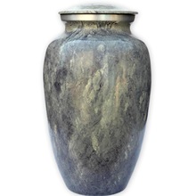 Grey Color Aluminium Cremation Urn