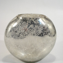 Mercury glass vase