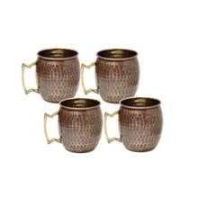 Patina Finish Pure Copper Beer Mugs