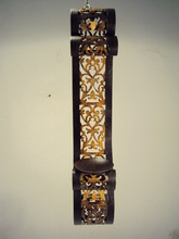 Wrought Iron Wall Pillar Candle Holders