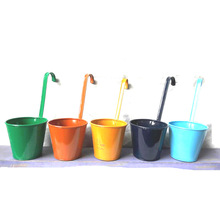 Wall Hanging Colored Flower Pots