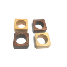 Wooden square napkin ring, Feature : Eco-Friendly