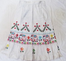 Bohemian Gypsy Ethnic Tribal Cotton Long Skirt