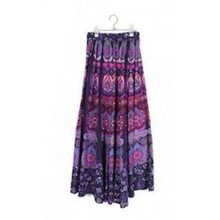 Cotton Jaipuri Printed Boho Hippie Banjara Long Skirt