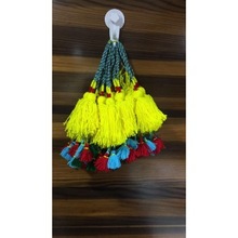 Pom Pom multi color beads tassels, for Bag accessories, clothing, Color : Multicolor
