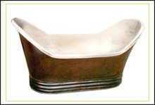 Metal Copper Bathtub